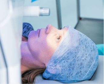 Patient at Cathedral Eye Clinic